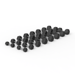 Pack 8 Pares de Mancuernas Hexagonales (2.5 a 20kg) | HWM®