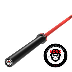 Barra Olímpica Cerakote Rojo 20kg - 2da Selección (Wodstock) | KONG