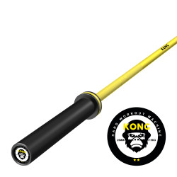 Barra Olímpica Cerakote Amarillo 15kg - 2da Selección (Wodstock) | KONG