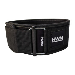 Cinturón de Levantamiento Straight Black | HWM